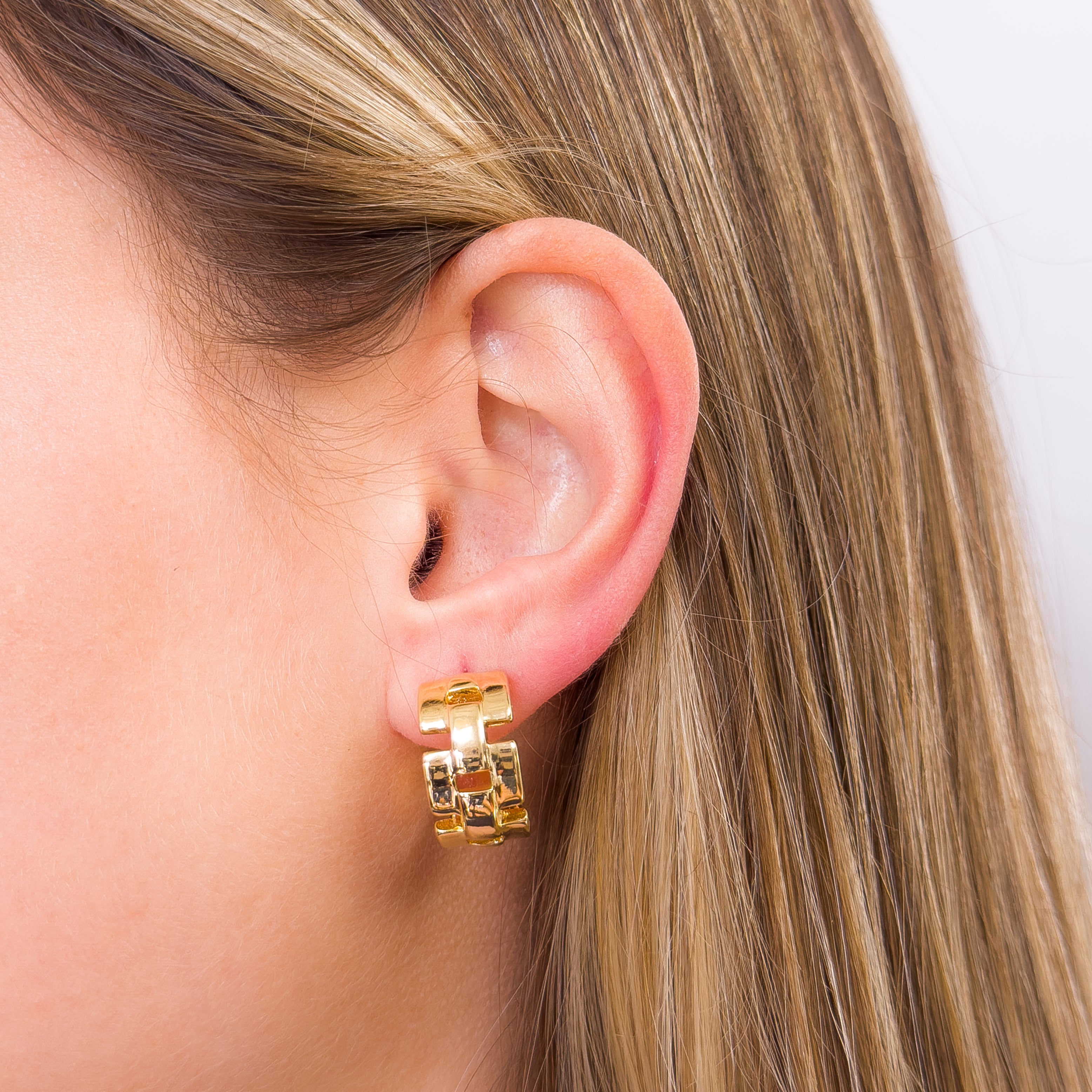 Cutie Chain Hoops