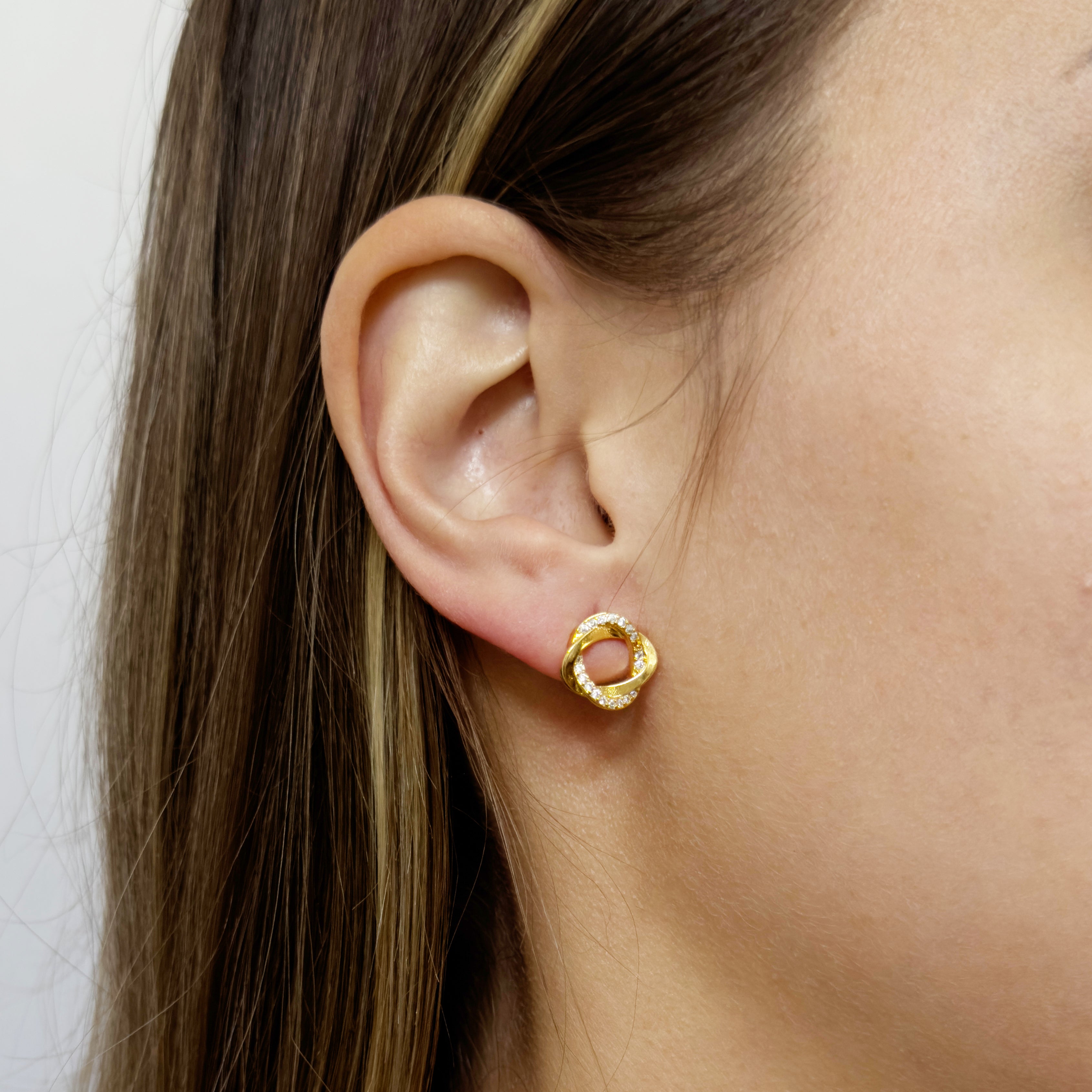 Intertwined Crystal Earrings