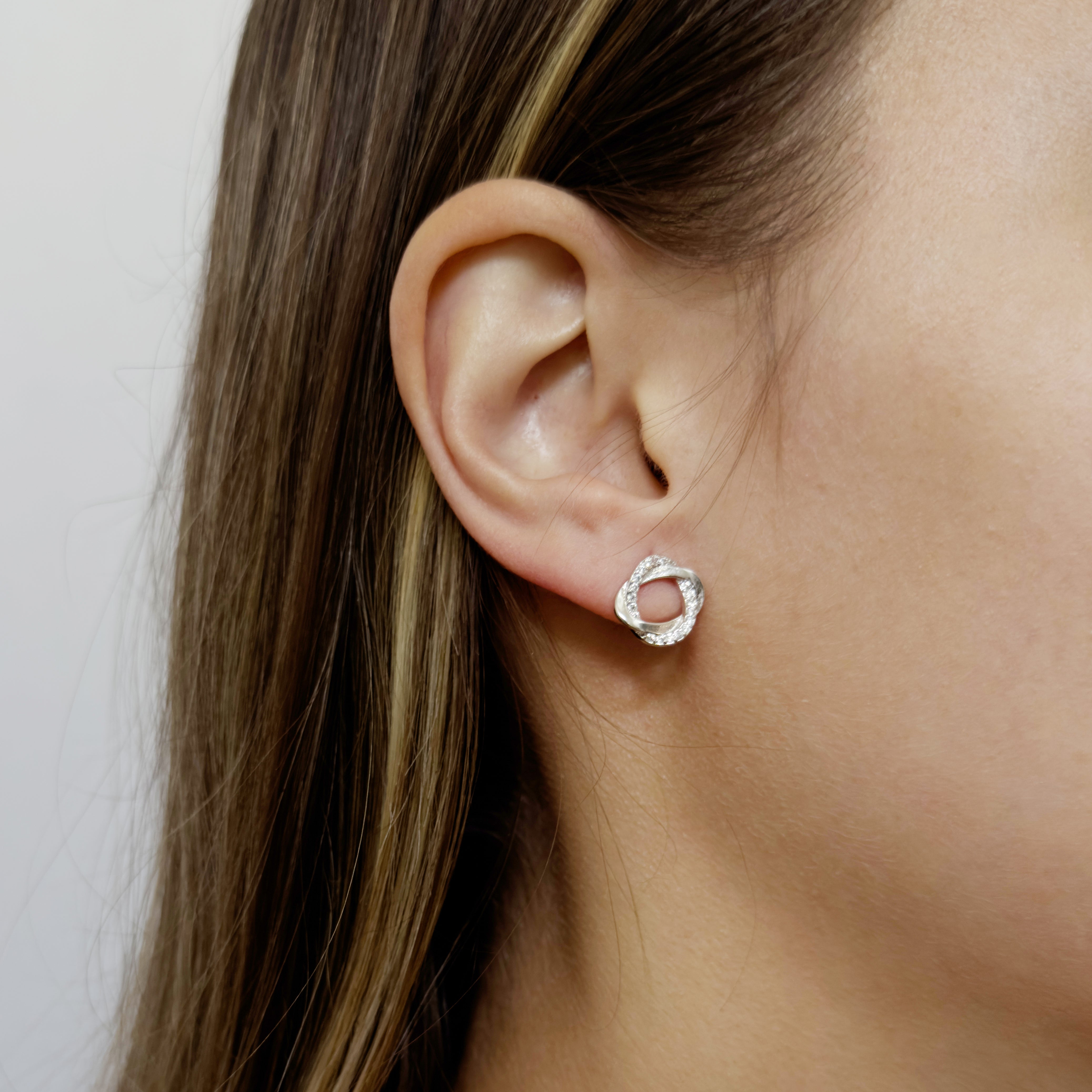 Intertwined Crystal Earrings