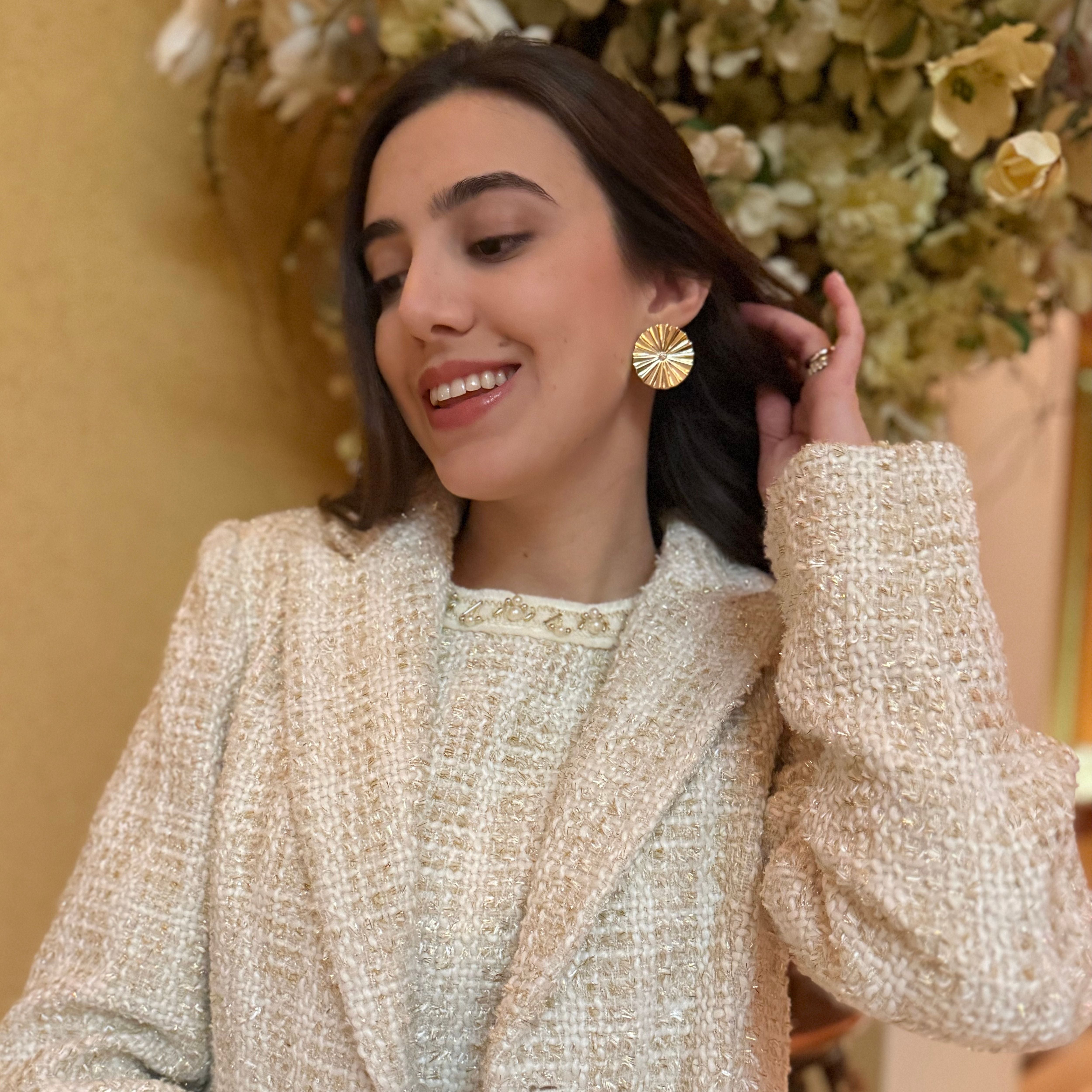 Pleated Guilty, Too-Gorgeous Earrings