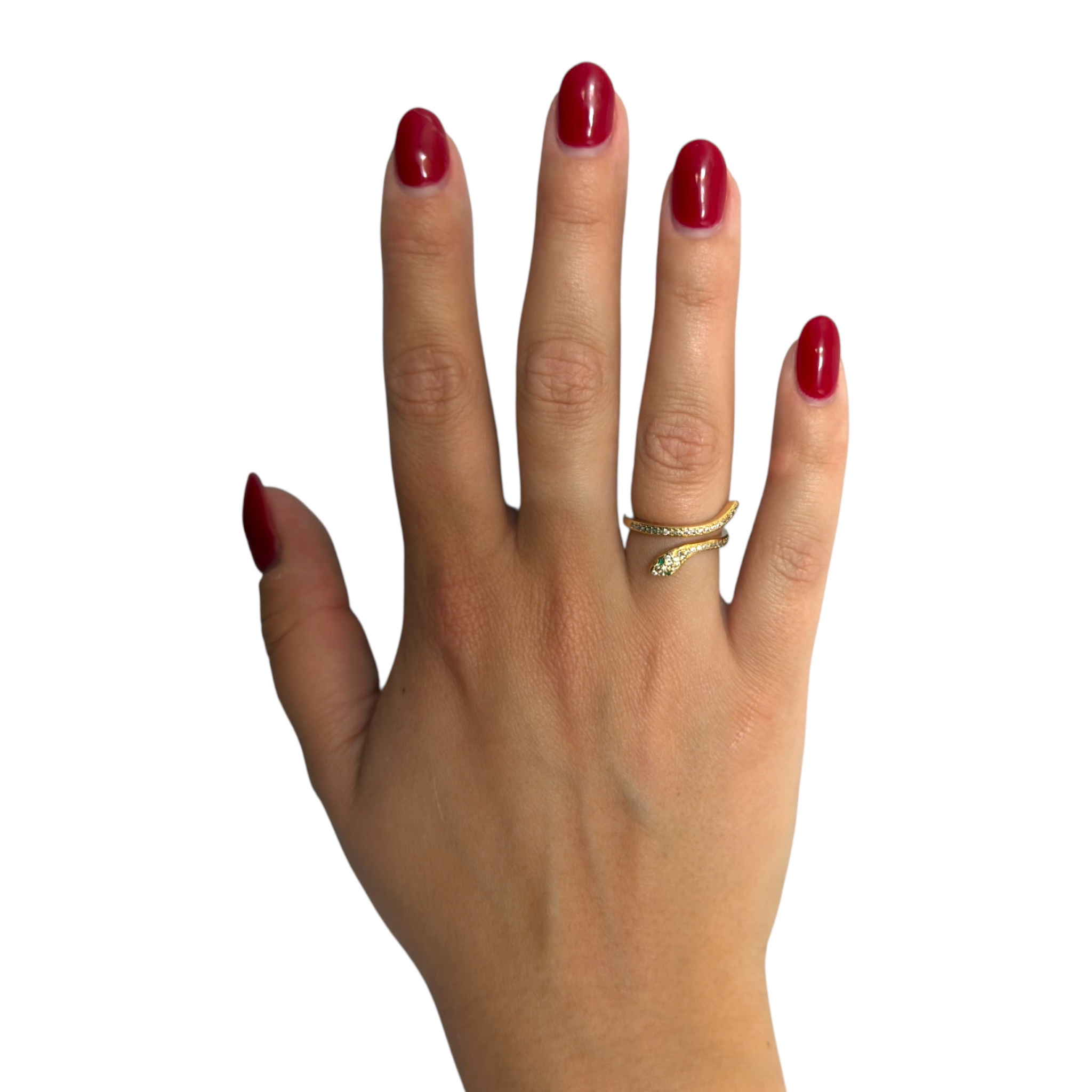Serpent Glow Adjustable Ring