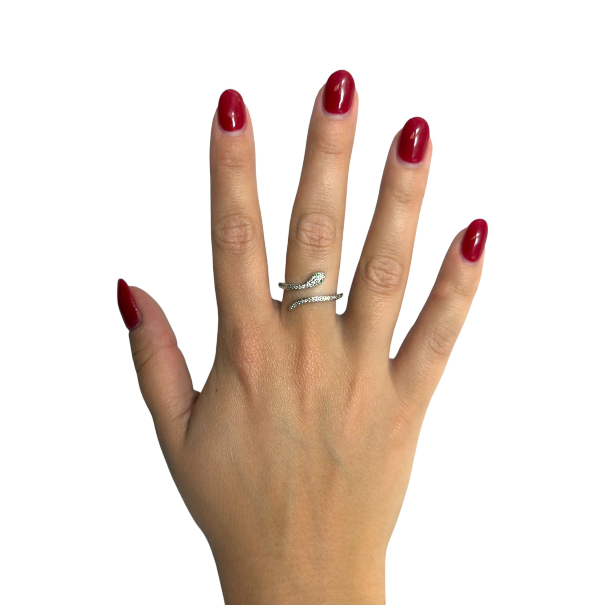 Serpent Glow Adjustable Ring