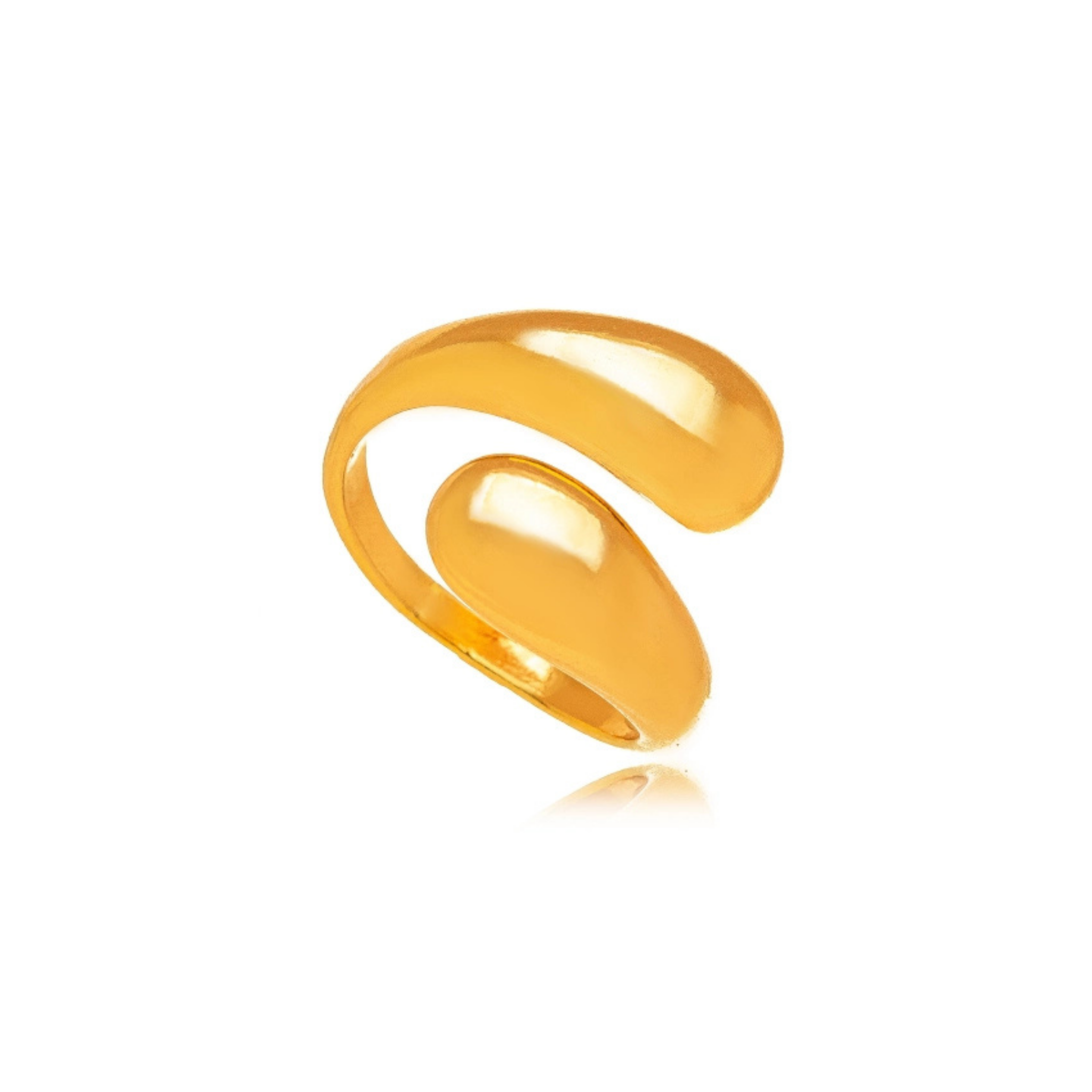 Twisted Abstract Adjustable Ring