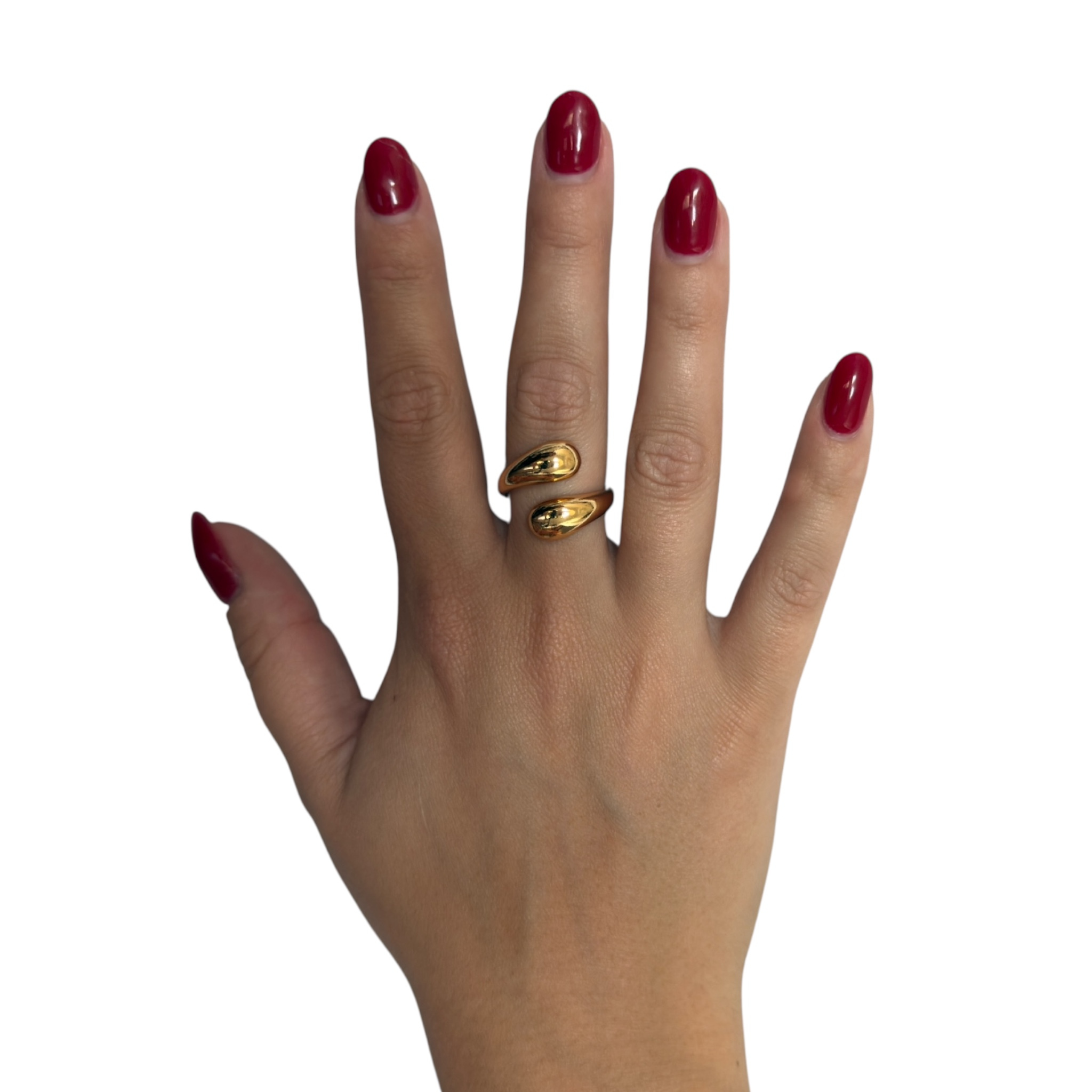 Twisted Abstract Adjustable Ring
