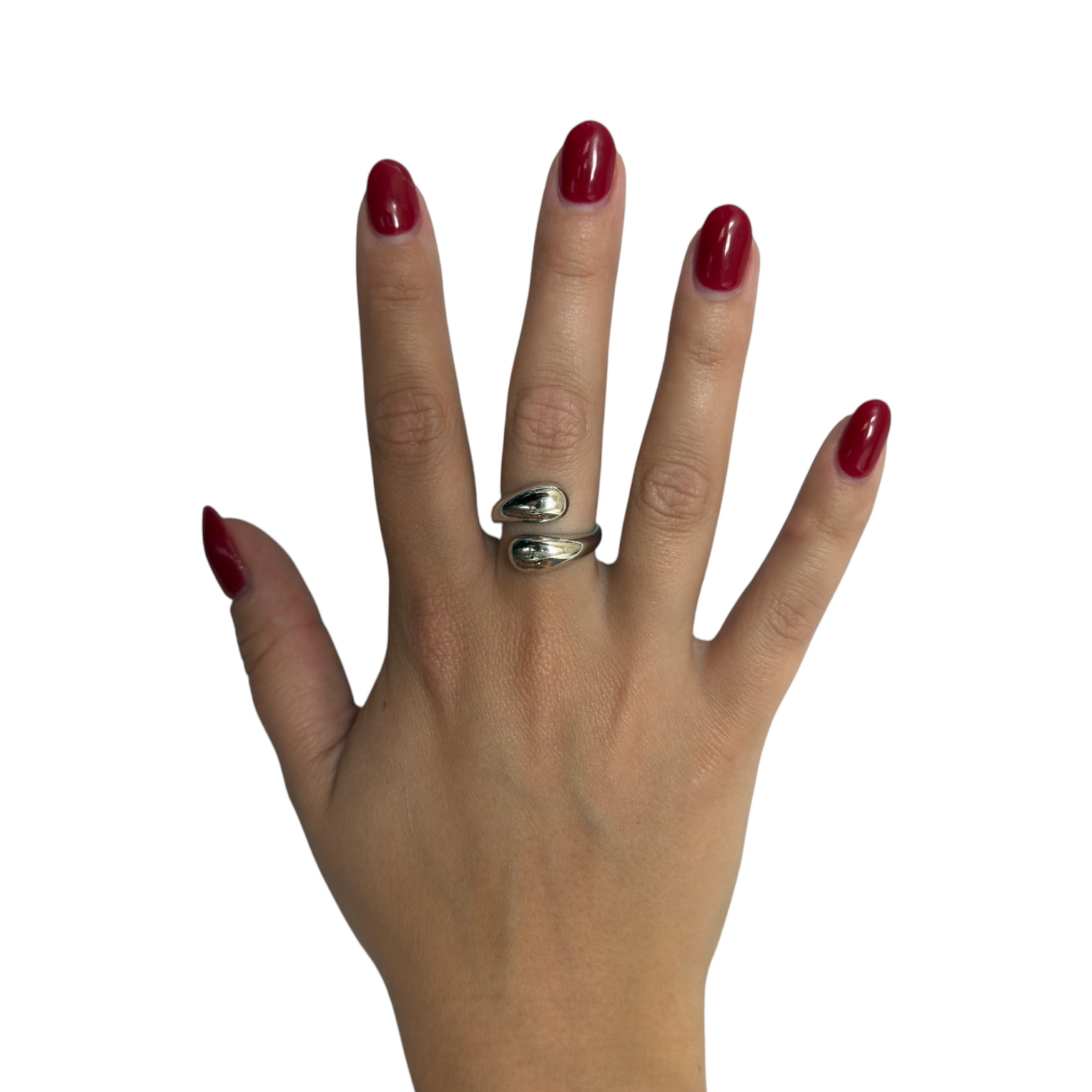 Twisted Abstract Adjustable Ring