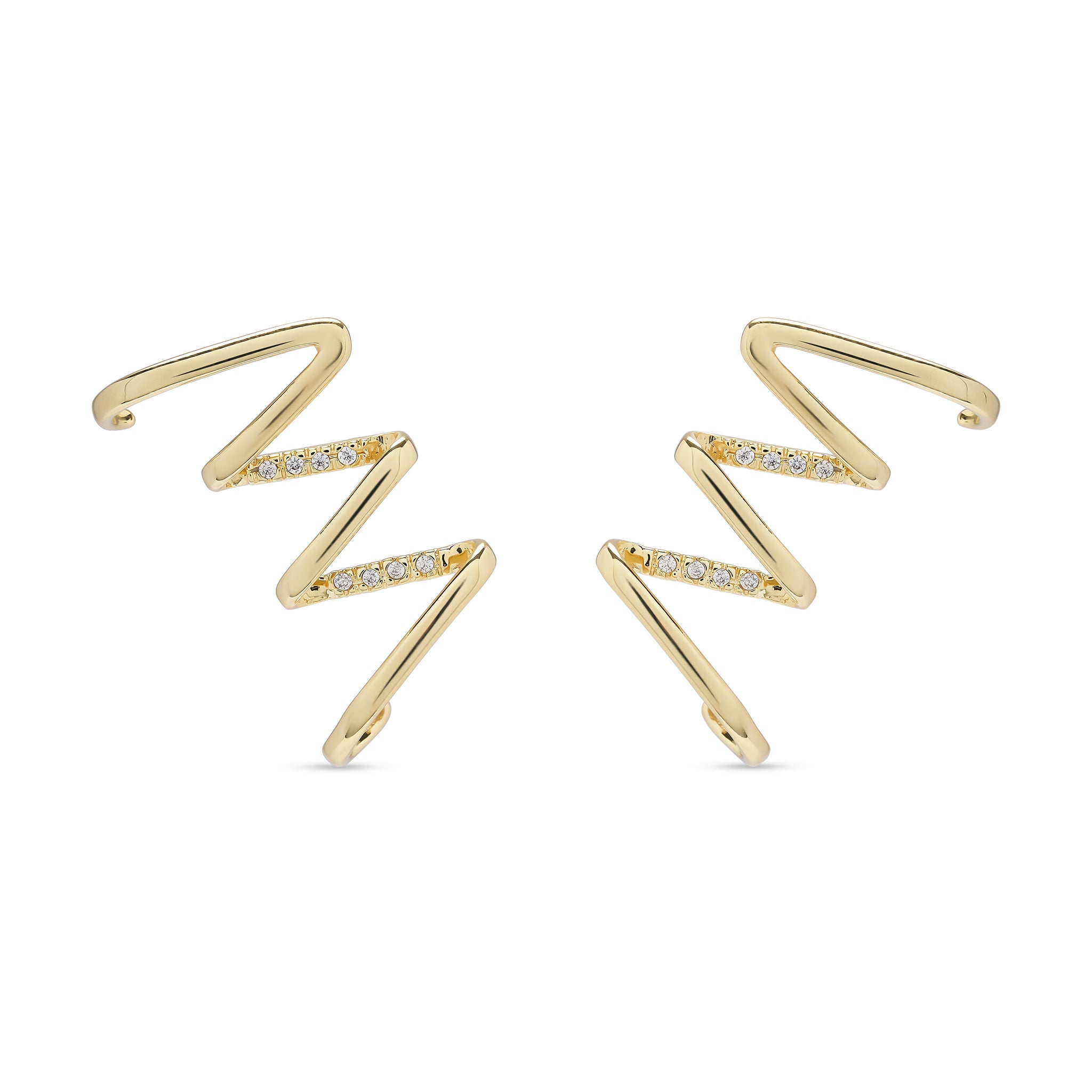 Catch Me in the Zig-Zag Ear Climbers