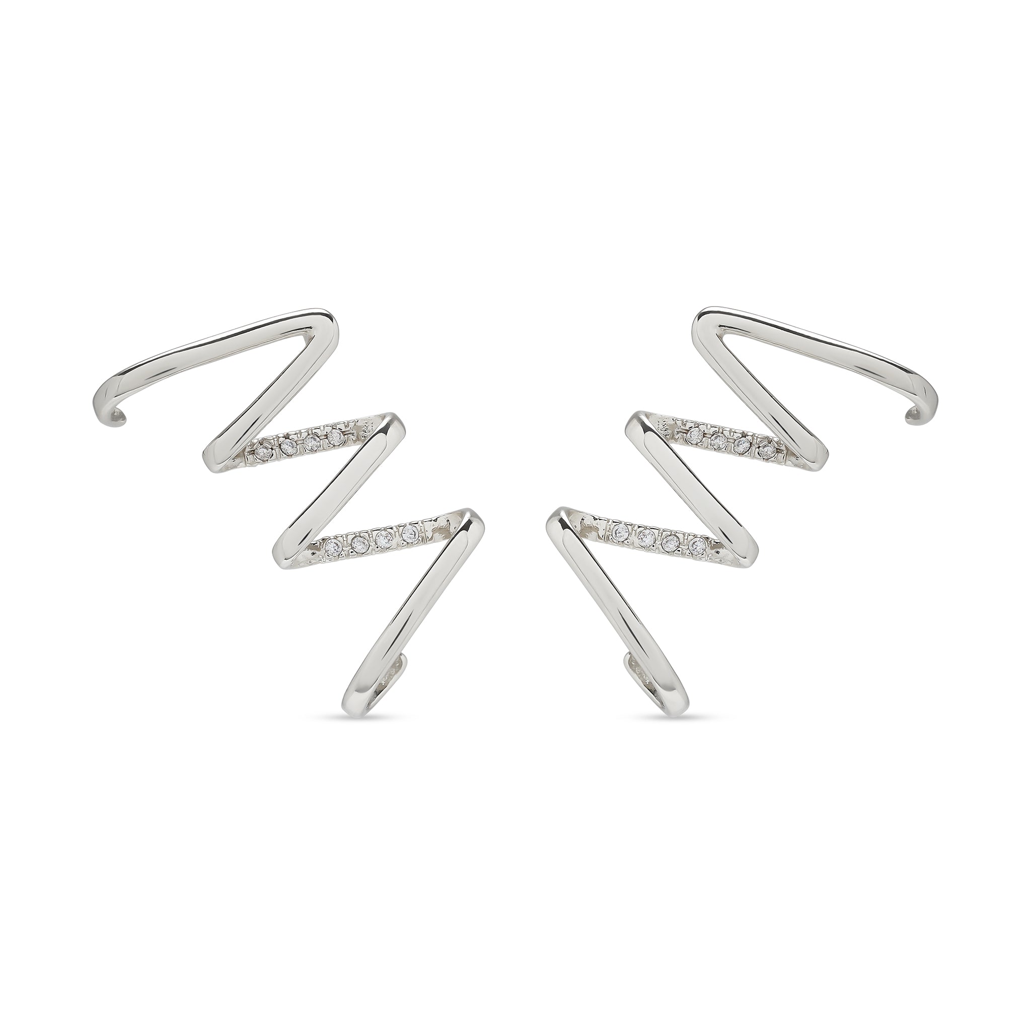 Catch Me in the Zig-Zag Ear Climbers