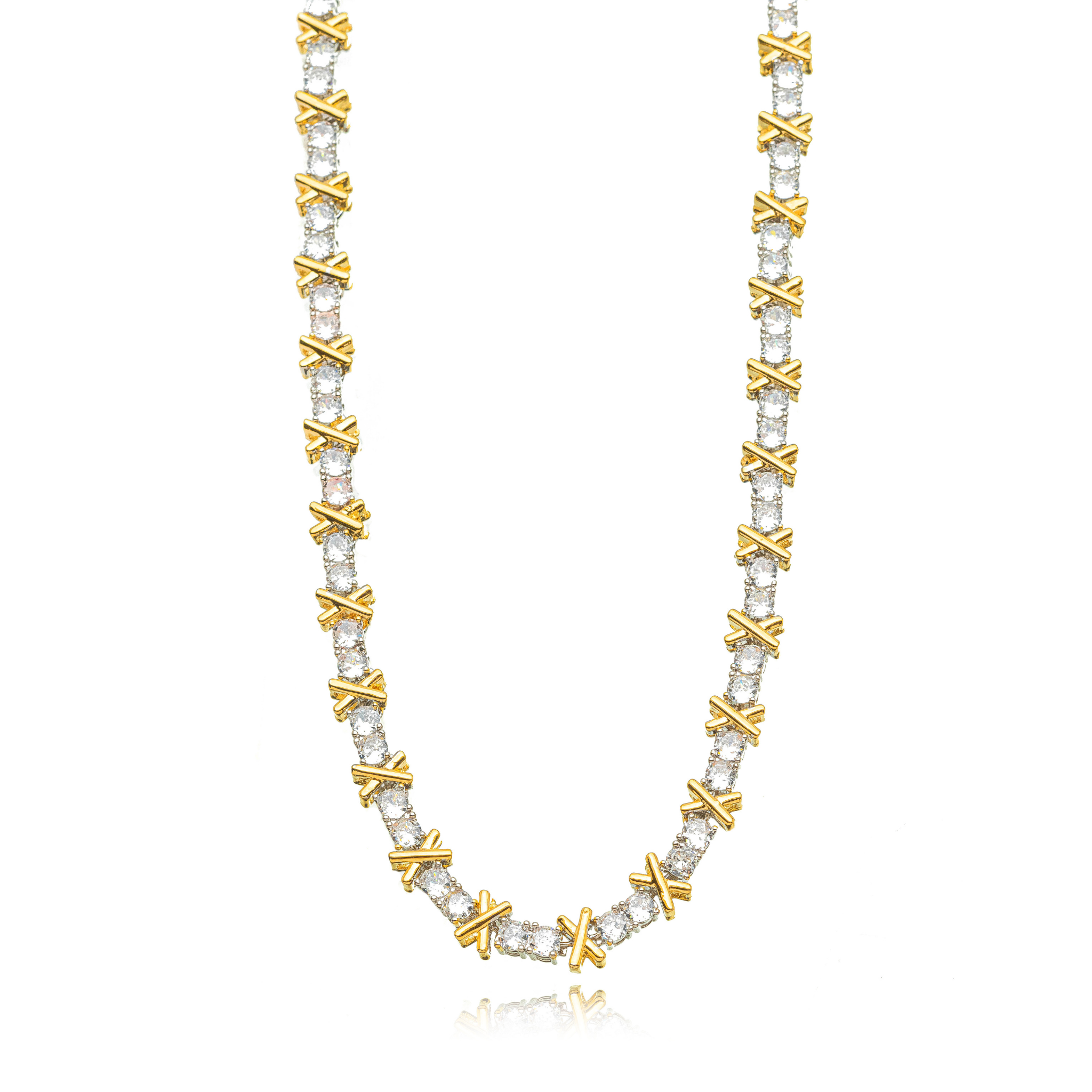 Crystal Tennis Necklace X