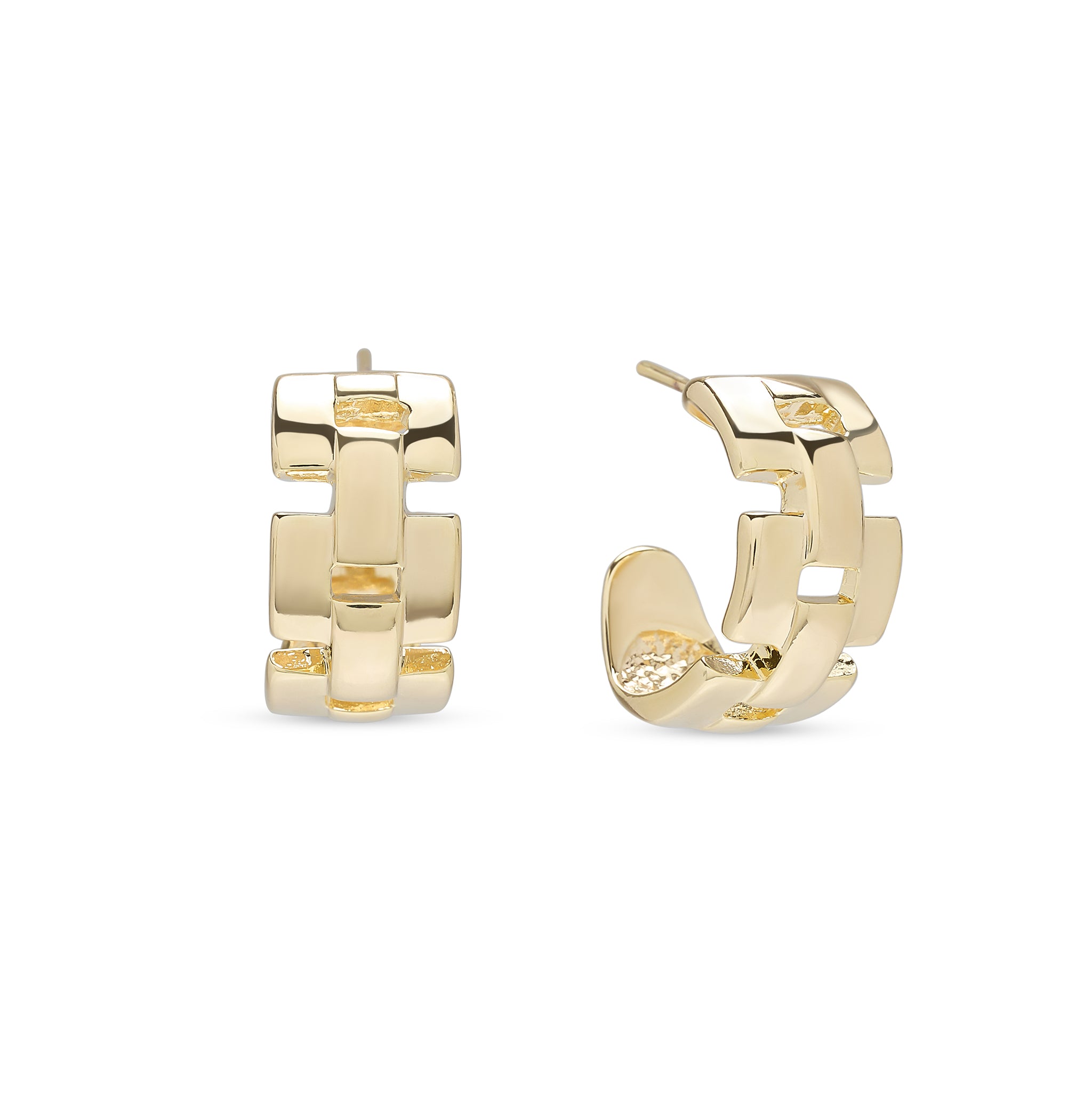 Cutie Chain Hoops