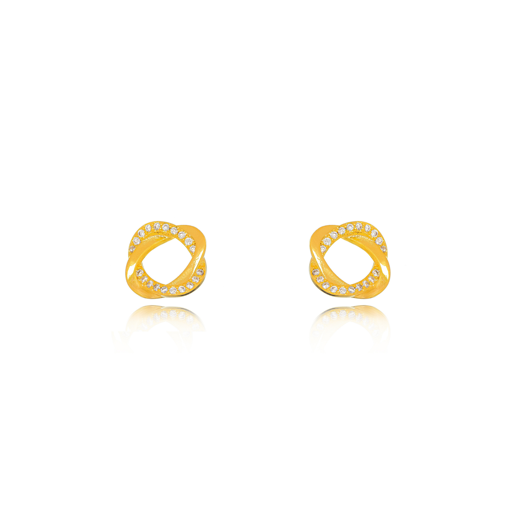 Intertwined Crystal Earrings