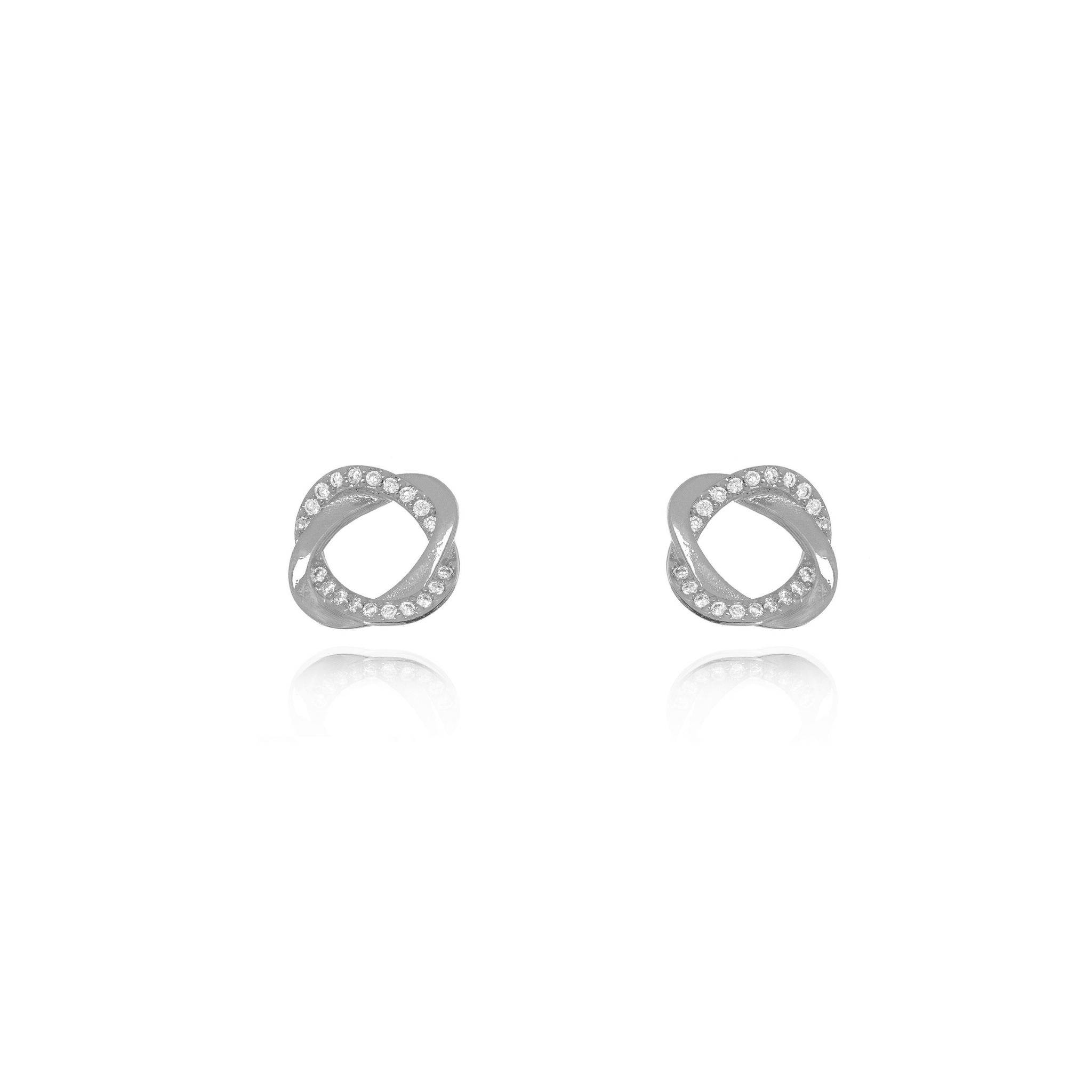 Intertwined Crystal Earrings