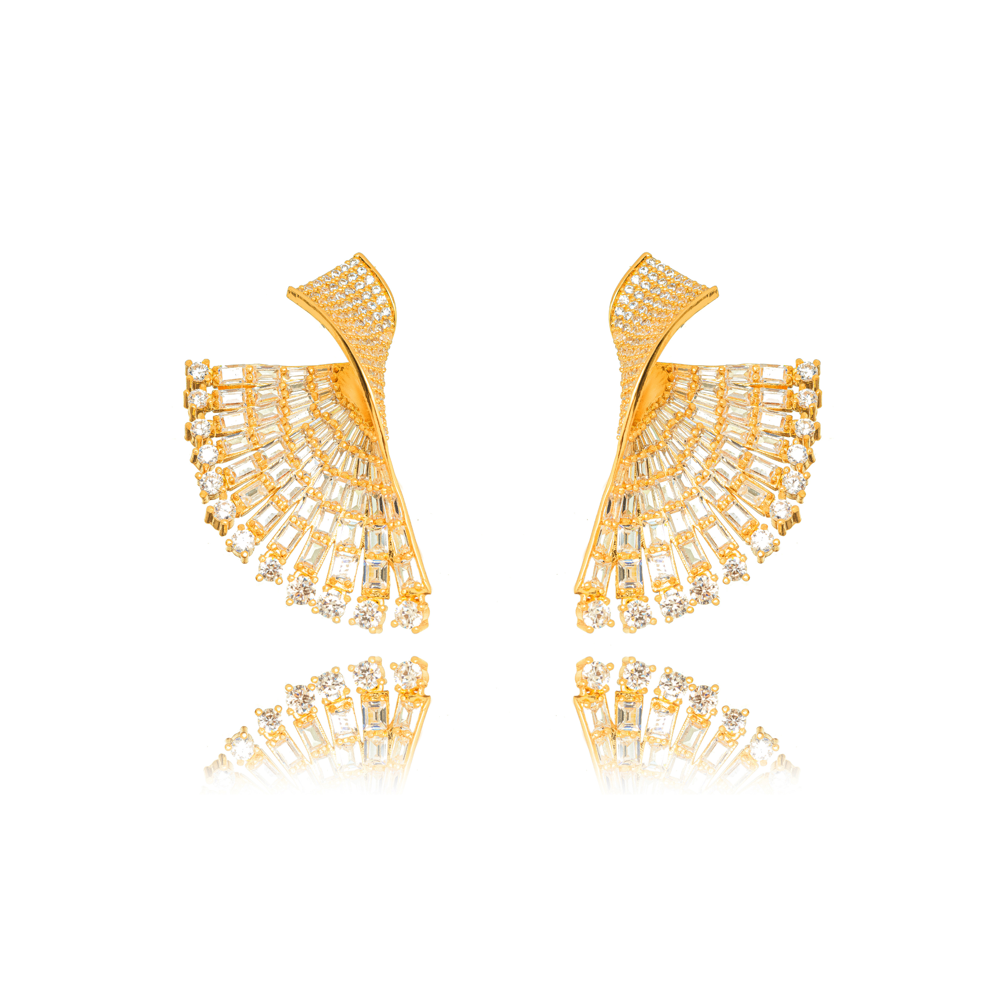 Peacock Gem Earrings