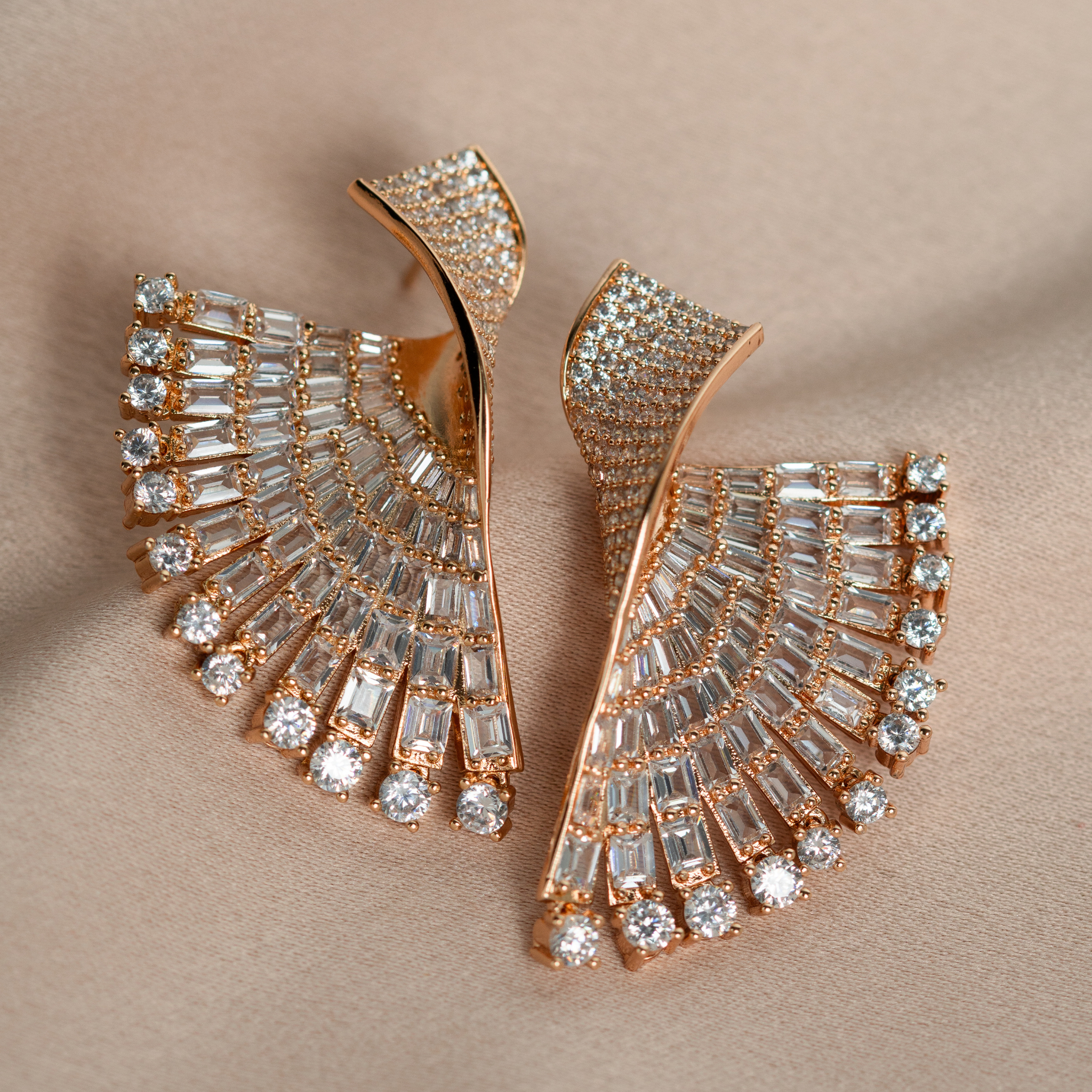 Peacock Gem Earrings