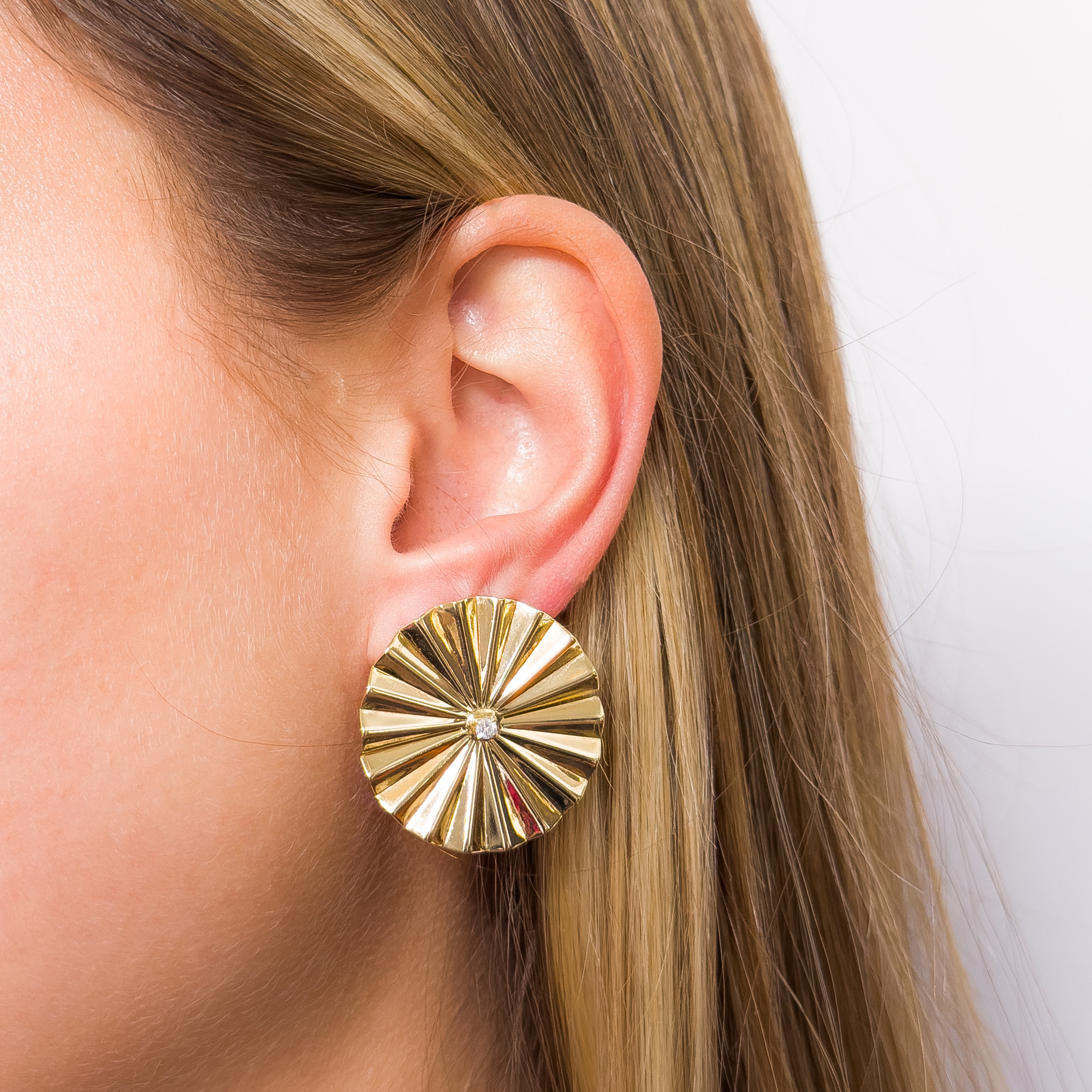 Pleated Guilty, Too-Gorgeous Earrings