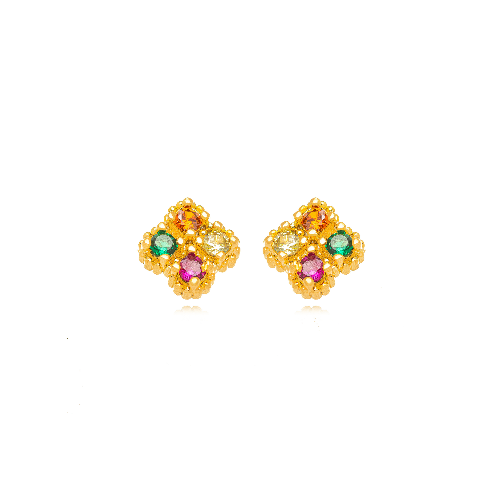 Rainbow Gemstone Earrings