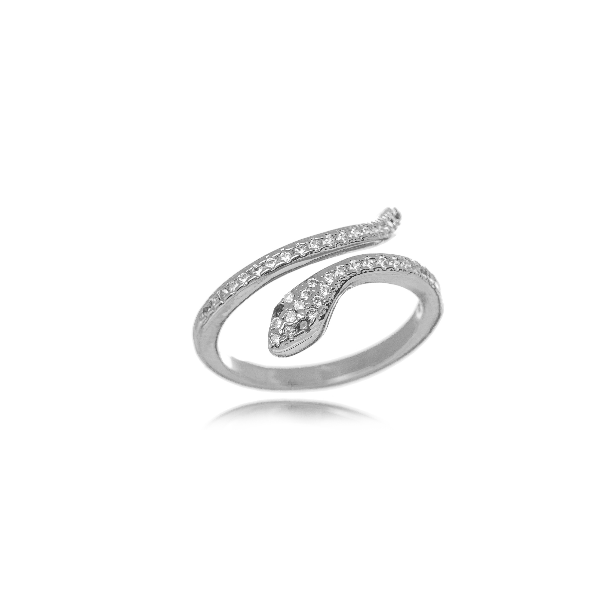 Serpent Glow Adjustable Ring