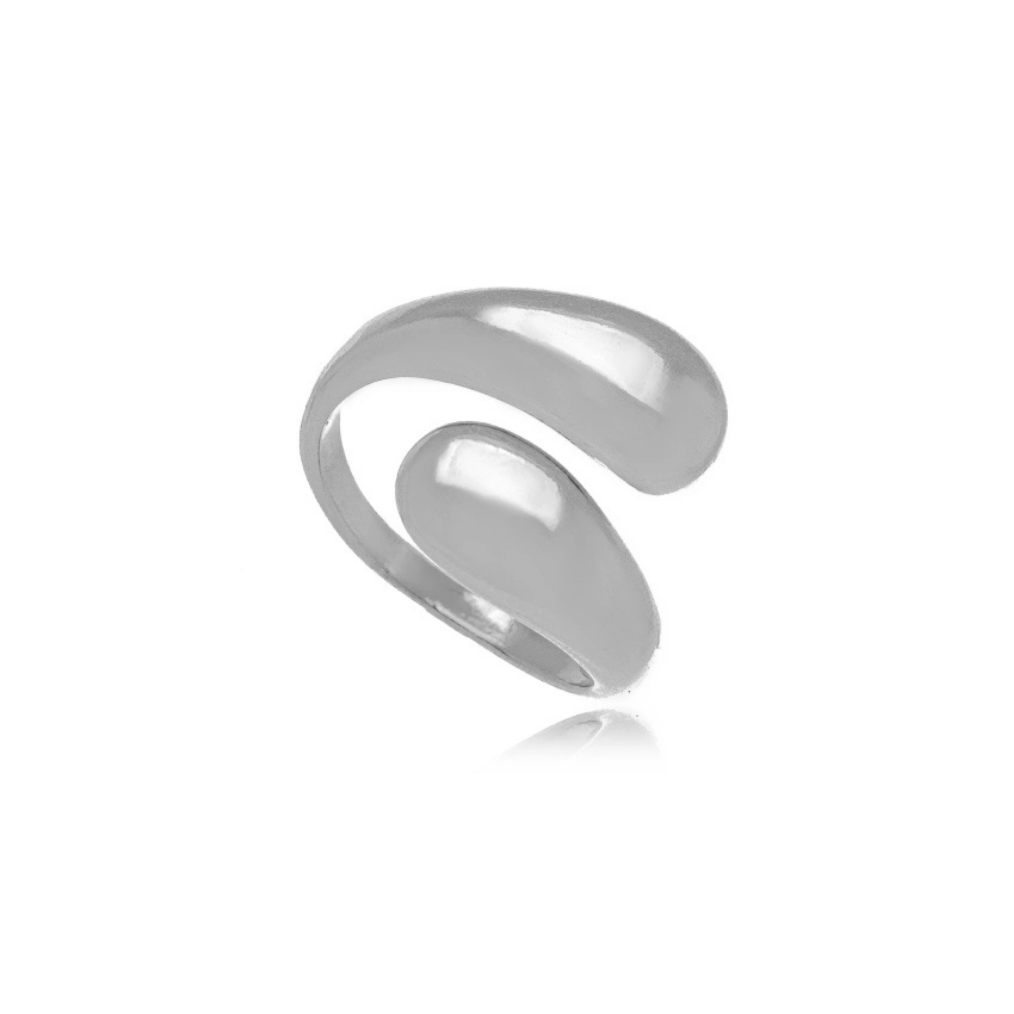 Twisted Abstract Adjustable Ring